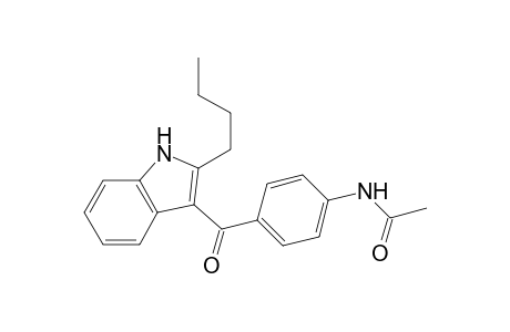 2-n-Butyl-3-(4-acetamidobenzoyl)indole