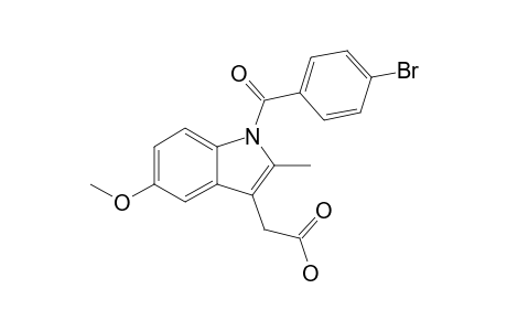 1-(4-BROMOBENZOYL)-5-METHOXY-2-METHYLINDOLE-3-ACETIC-ACID