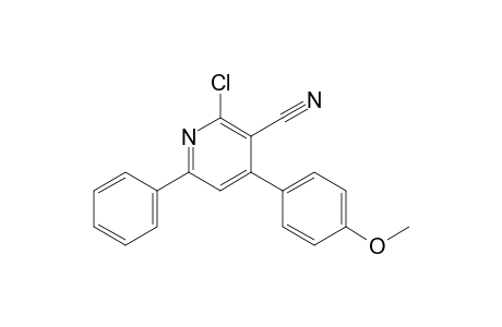 2-Chloro-4-(4-methoxyphenyl)-6-phenylnicotinonitrile