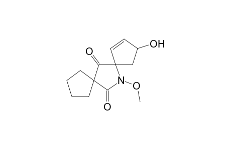 12-Azadispiro[4.1.4.2]tridec-8-ene-6,13-dione, 10-hydroxy-12-methoxy-