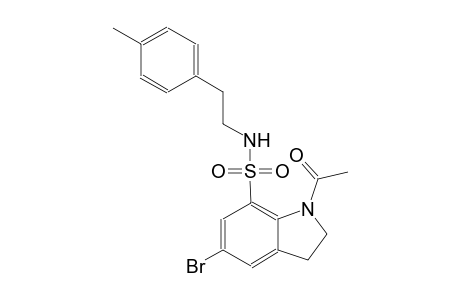 1-acetyl-5-bromo-N-[2-(4-methylphenyl)ethyl]-7-indolinesulfonamide