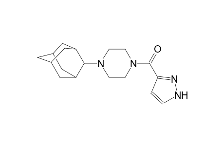 1-(2-adamantyl)-4-(1H-pyrazol-3-ylcarbonyl)piperazine