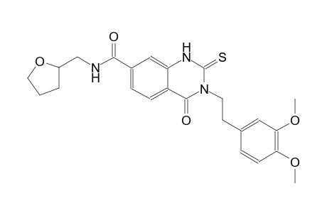 7-quinazolinecarboxamide, 3-[2-(3,4-dimethoxyphenyl)ethyl]-1,2,3,4-tetrahydro-4-oxo-N-[(tetrahydro-2-furanyl)methyl]-2-thioxo-