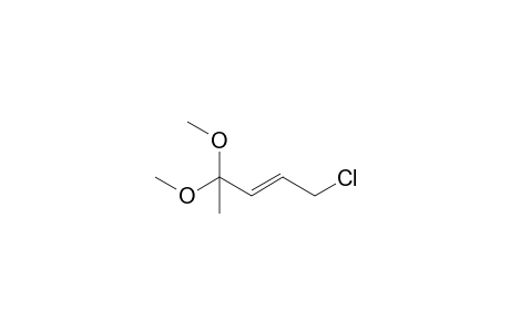 (2E)-1-Chloro-4,4-dimethoxypent-2-ene