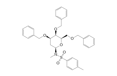 3,4,6-TRI-O-BENZYL-2-DEOXY-BETA-D-GALACTOPYRANOSYL-N-METHYL-PARA-TOLUENESULFONAMIDE