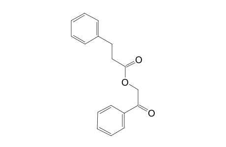 Propanoic acid, 3-phenyl-, 2-oxo-2-phenylethyl ester