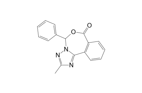 2-Methyl-5-phenyl-5H-[1,2,4]triazolo[1,5-d][2,4]benzoxazepin-7-one