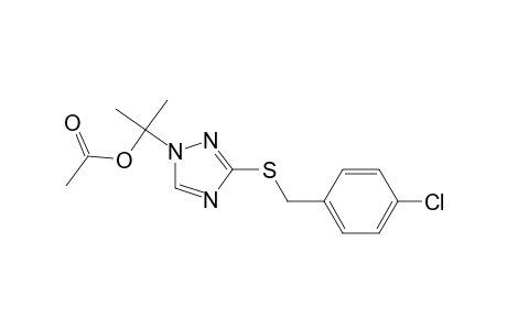 1H-1,2,4-Triazole-1-methanol, 3-[[(4-chlorophenyl)methyl]thio]-.alpha.,.alpha.-dimethyl-, acetate (ester)