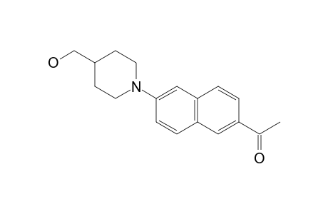1-(6-ACETYL-2-NAPHTHYL)-4-HYDROXYMETHYL-PIPERIDINE