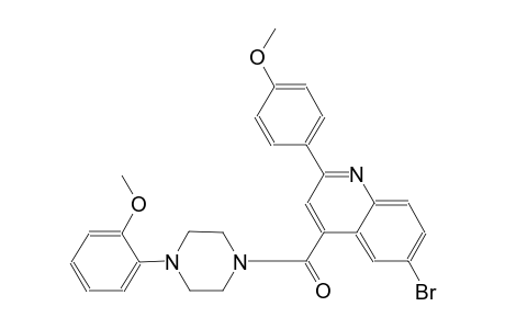 6-bromo-2-(4-methoxyphenyl)-4-{[4-(2-methoxyphenyl)-1-piperazinyl]carbonyl}quinoline