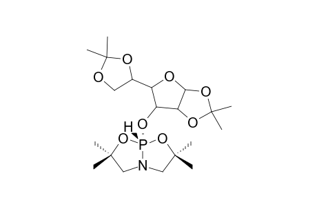 3,3,7,7-TETRAMETHYL-1-[1,2,5,6-DI-O-ISOPROPYLIDENE-ALPHA-D-GLUCOFURANOSYLOXY]-2,8-DIOXA-5-AZA-1-PHOSPHA(V)-BICYCLO-[3.3.0]-OCTANE