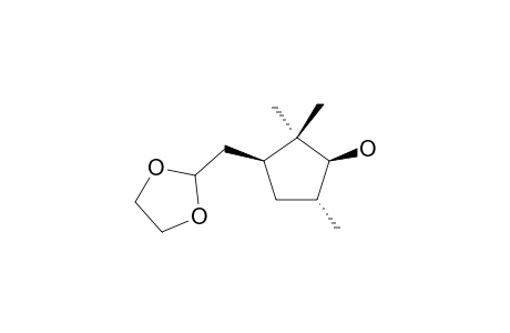 (1R,3R,4S)-2-((3-HYDROXY-2,2,4-TRIMETHYL-CYCLOPENTYL)-1,3-DIOXOLAN