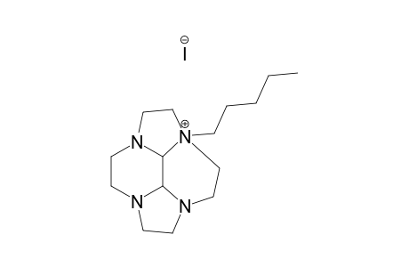 (1RS,13SR,14RS)-1-PENTYL-4,7,10-TRIAZA-1-AZONIATETRACYCLO-[5.5.2.0.(4,14)0.(10,13)]-TETRADECANE-IODIDE