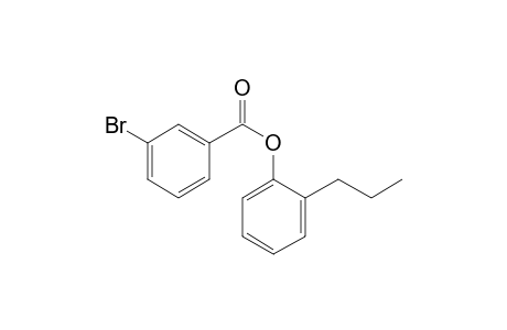 3-Bromobenzoic acid, 2-propylphenyl ester