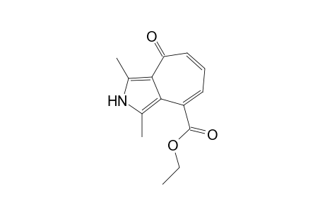 Cyclohepta[c]pyrrole-4-carboxylic acid, 1,3-dimethyl-8-oxo-2,8-dihydro-, ethyl ester