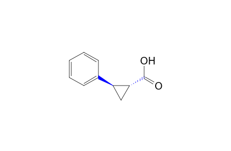 Cyclopropanecarboxylic acid, 2-phenyl-, trans-