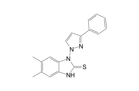 1-(3'-Phenylpyrazolyl)-5,6-dimethyl-benzimidazole-2-thione
