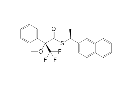 (S)-S-((S)-1-(naphthalen-2-yl)ethyl) 3,3,3-trifluoro-2-methoxy-2-phenylpropanethioate