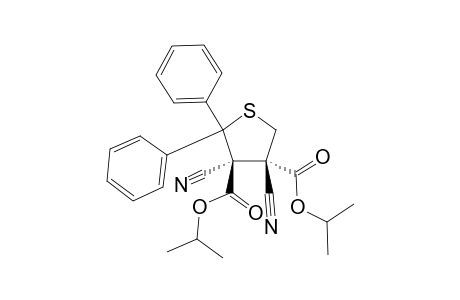 Diisopropyl 3,4-dicyano-2,2-diphenylthiolane-3,4-dicarboxylate