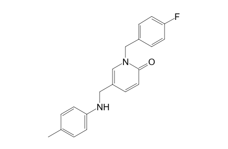 1-(4-Fluorobenzyl)-5-((p-tolylamino)methyl)pyridin-2(1H)-one