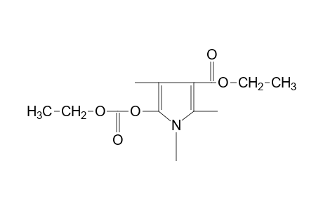 5-HYDROXY-1,2,4-TRIMETHYLPYRROLE-3-CARBOXYLIC ACID, ETHYL ESTER, ETHYL CARBONATE (ESTER)