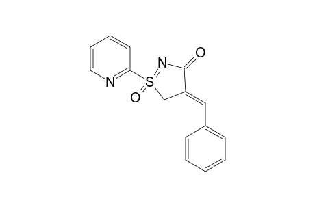 (Z)-4-Benzylidene-1-(pyridin-2-yl)-4,5-dihydro-3H-1.lambda.6-isothiazol-3-one-1-oxide