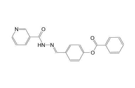 4-((E)-[2-(3-Pyridinylcarbonyl)hydrazono]methyl)phenyl benzoate