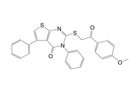 thieno[2,3-d]pyrimidin-4(3H)-one, 2-[[2-(4-methoxyphenyl)-2-oxoethyl]thio]-3,5-diphenyl-