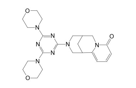 3-(4,6-di-morpholin-4-yl-[1,3,5]triazin-2-yl)-1,2,3,4,5,6-hexahydro-1,5-methano-pyrido[1,2-a][1,5]diazocin-8-one