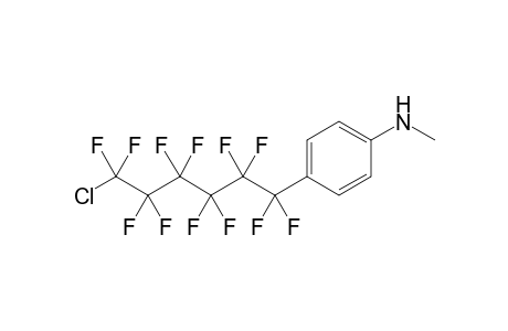 4-(6-Chlorododecafluorohexyl)-N-methylaniline