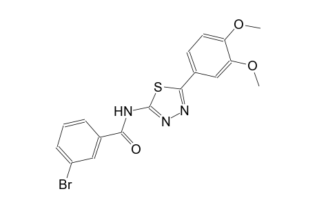 3-bromo-N-[5-(3,4-dimethoxyphenyl)-1,3,4-thiadiazol-2-yl]benzamide