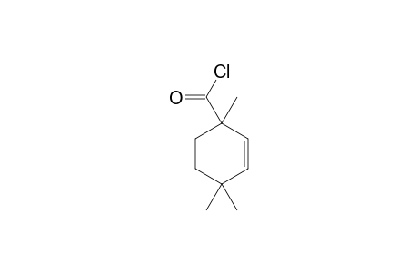 2-Cyclohexene-1-carbonyl chloride, 1,4,4-trimethyl-