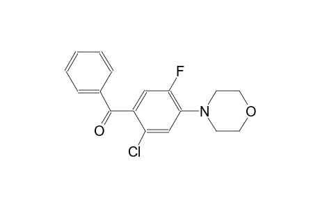 methanone, [2-chloro-5-fluoro-4-(4-morpholinyl)phenyl]phenyl-