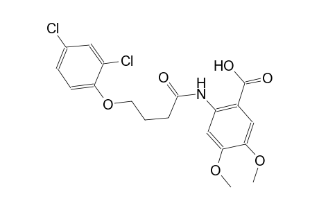 2-[4-(2,4-dichloro-phenoxy)-butyrylamino]-4,5-dimethoxy-benzoic acid