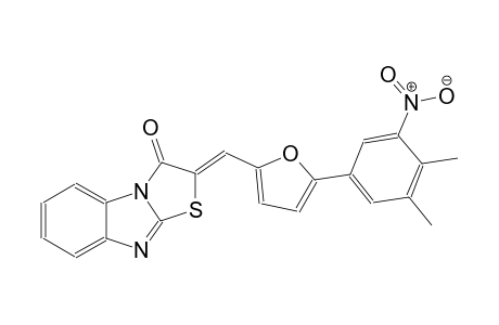 (2Z)-2-{[5-(3,4-dimethyl-5-nitrophenyl)-2-furyl]methylene}[1,3]thiazolo[3,2-a]benzimidazol-3(2H)-one