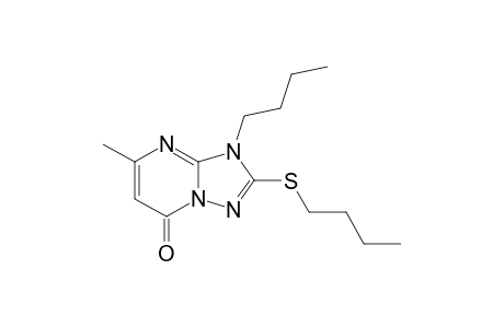3-butyl-2-butylsulfanyl-5-methyl-[1,2,4]triazolo[5,1-b]pyrimidin-7-one