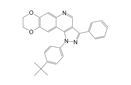 1-(4-tert-butylphenyl)-3-phenyl-8,9-dihydro-1H-[1,4]dioxino[2,3-g]pyrazolo[4,3-c]quinoline