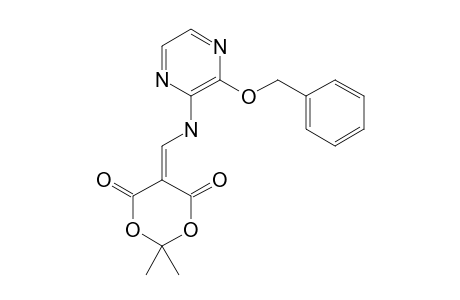 Isopropylidene N-(3-Benzyloxy-2-pyrazinyl)aminomethylenemalonate