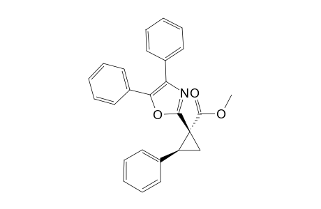 (1R,2S)-1-(4,5-diphenyl-2-oxazolyl)-2-phenyl-1-cyclopropanecarboxylic acid methyl ester