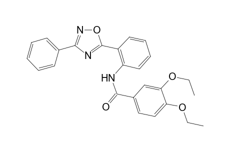 3,4-Diethoxy-N-[2-(3-phenyl-1,2,4-oxadiazol-5-yl)phenyl]benzamide