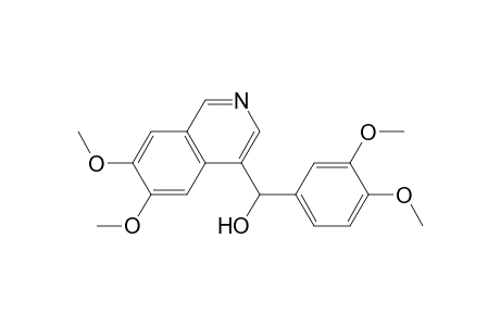 (6,7-dimethoxy-4-isoquinolinyl)-(3,4-dimethoxyphenyl)methanol