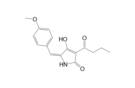 5-(3'-Methoxybenzylidene)-3-butanoyl - tetramic acid