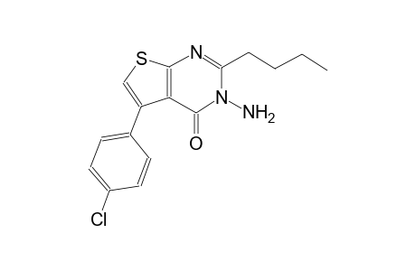 3-amino-2-butyl-5-(4-chlorophenyl)thieno[2,3-d]pyrimidin-4(3H)-one