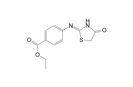 ethyl 4-{[(2Z)-4-oxo-1,3-thiazolidin-2-ylidene]amino}benzoate