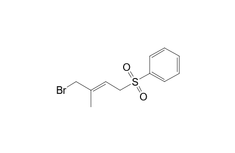 (E)-1-Benzenesulfonyl-3-methyl-4-bromo-2-butene