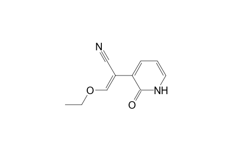 3-Pyridineacetonitrile, .alpha.-(ethoxymethylene)-1,2-dihydro-2-oxo-