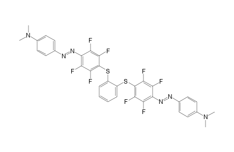 1,2-Bis{4-[4-(dimethylamino)phenylazo]-2,3,5,6-tetrafluorophenylthio}benzene