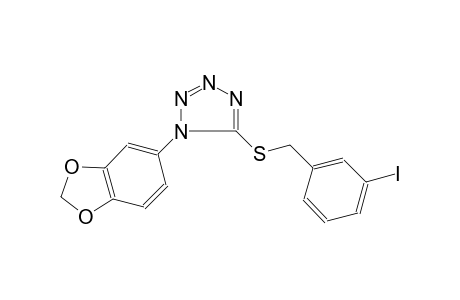 1H-tetrazole, 1-(1,3-benzodioxol-5-yl)-5-[[(3-iodophenyl)methyl]thio]-