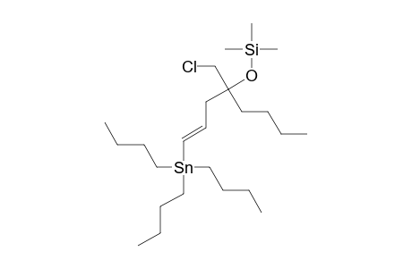(E)-1-(Tributylstannyl)-4-(chloromethyl)-4-((trimethylsilyl)oxy)-1-octene
