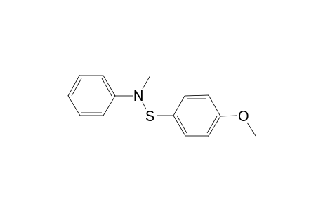 N-(4-Methoxyphenylthio)-N-methylbenzenamine